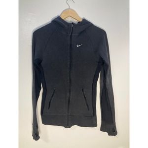 Nike Dri-Fit Size Small Grey Zip Hoodie